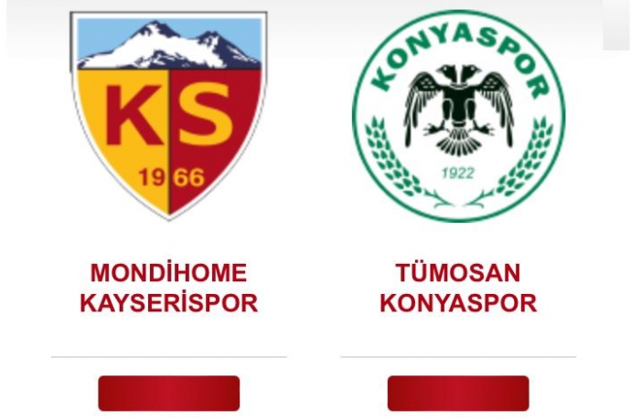 Kayserispor - Konyaspor Ma Cumartesi Gn Oynanacak