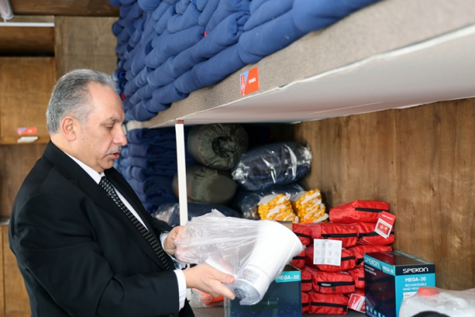 TALAS'TA ACİL DURUM KONTEYNERLERİ GÜVEN  VERİYOR