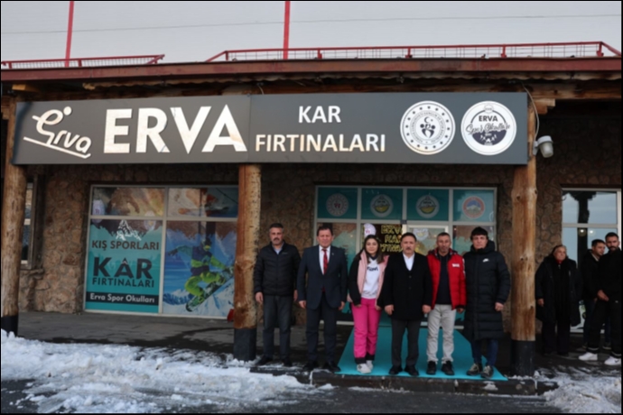 Kayseri'de ERVA Kar Fırtınaları Başladı