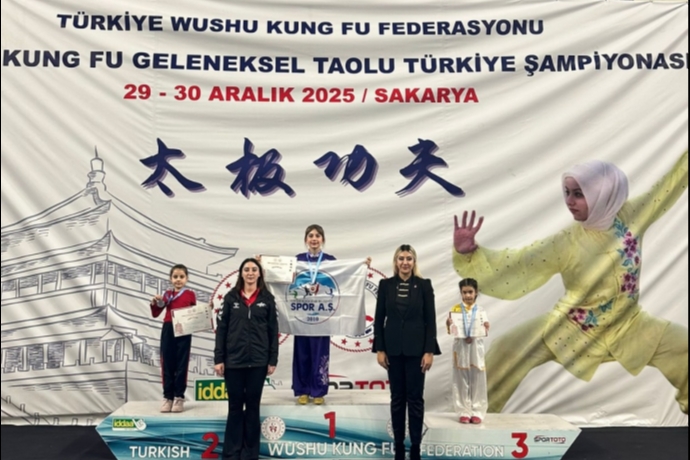 Kayseri'li Minik Sporcu Türkiye Şampiyonu Oldu