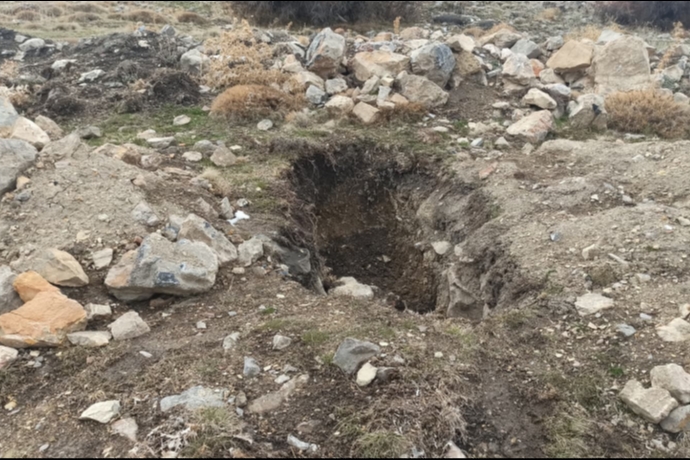 Yahyalı Soğulcak Yaylası’nda Karlar Eridi, Gizli Kazıların İzleri Ortaya Saçıldı