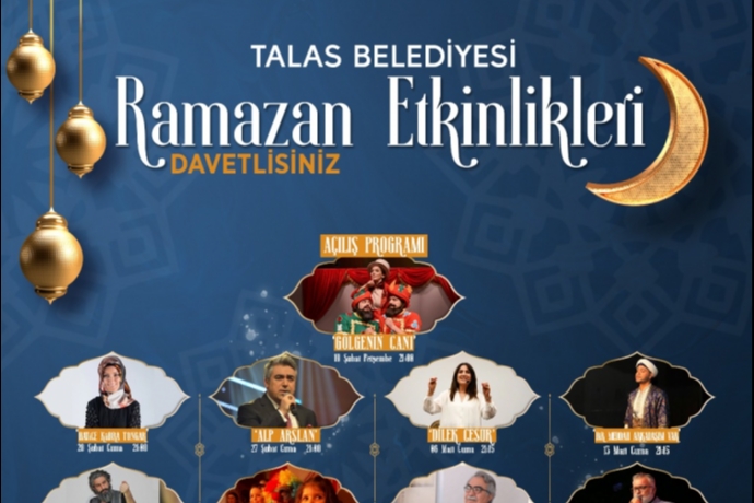 Talas’ta Ramazan Geceleri Şenlenecek: Her Hafta Sonu Sürpriz Programlar!