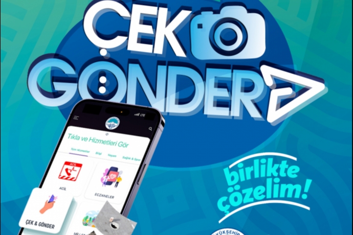 Kayseri Büyükşehir’in Çek, Gönder Uygulaması Vatandaşın Çözüm Ortağı Oldu