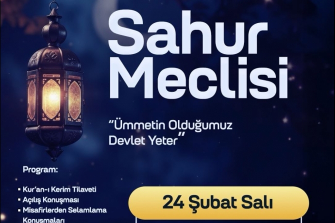 Kayseri’de Geleneksel Cihannüma Sahur Meclisi Buluşması Bu Yıl da Gönülleri Birleştirecek