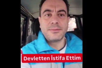 Devlet hastanesinde grevli doktor, yaynlad video ile istifa ettiini duyurdu