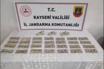 Kayseri’de Sahte Dolar Operasyonu: Çantadan Servet Çıktı