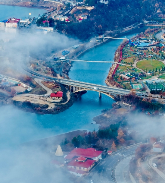 Sisin etkili olduu Tunceli, dronla grntlendi