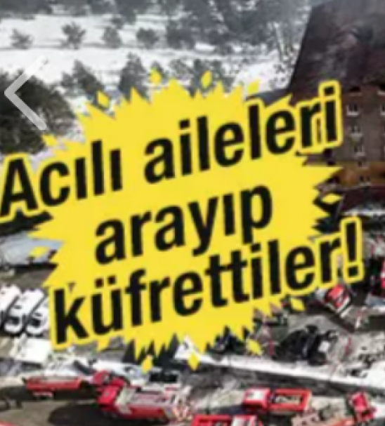 Otel yangnnda hayatn kaybedenlerin ailelerine kfr ettiler! Soruturma balatld