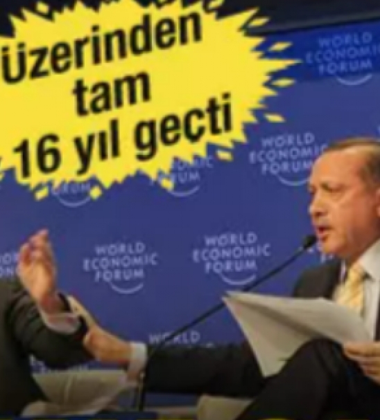 Cumhurbakan Erdoan'n 'one minute' knn zerinden 16 yl geti